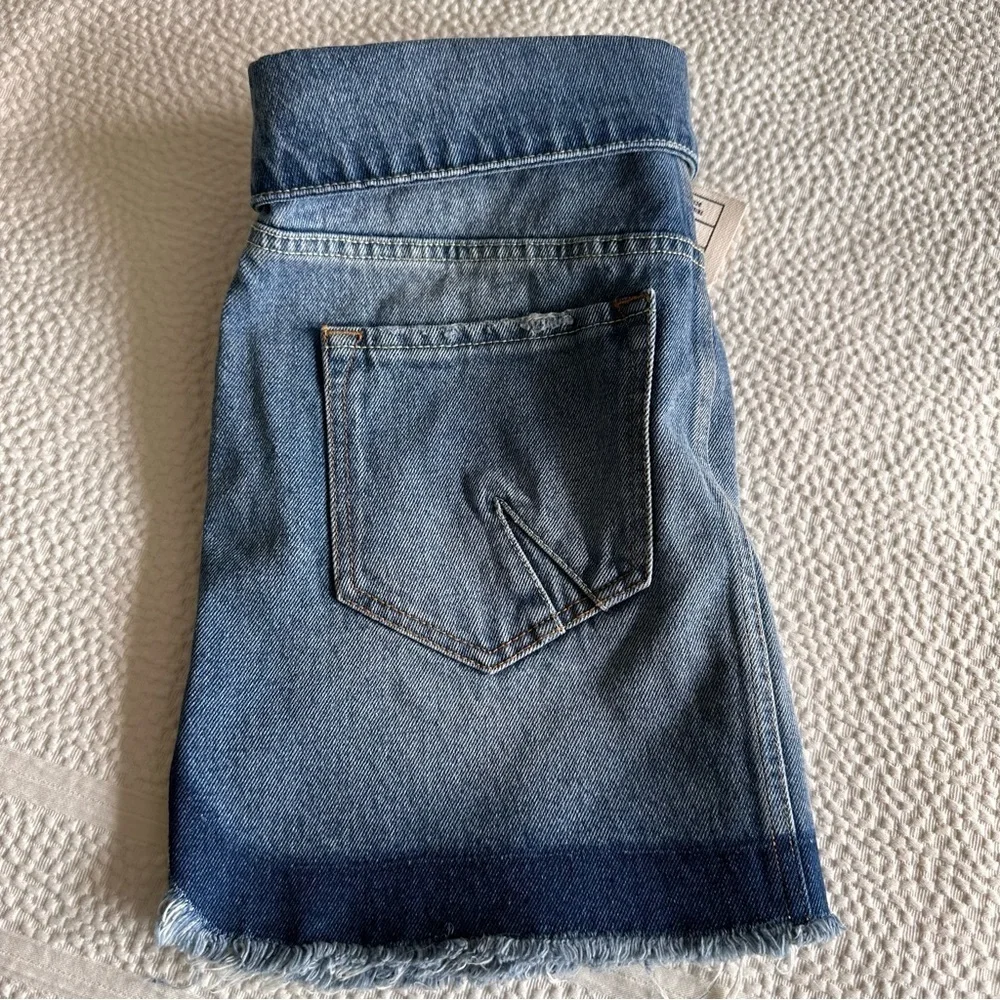 Revolve SER.O.YA Holly Foldover Denim Mini Skirt Sz 28